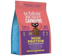 Schesir Born Carnivore High Protein – Pollo, Aringa e Salmone per gatto, 255 g