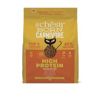 Schesir Born Carnivore High Protein Pollo con uovo Crocchette per gatto - 255 g