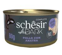 Schesir Cat After Dark Complete Paté di Pollo con Anatra - Schesir Cat After Dark Complete Paté di Pollo con Anatra - Lattina da 80 Gr - CONFEZIONE RISPARMIO