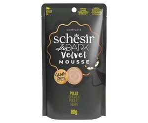 SCHESIR CAT AFT VELV POLLO 80G