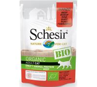 SCHESIR Cat Bio Busta Multipack 16x85G MANZO