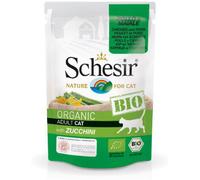SCHESIR Cat Bio Busta Multipack 16x85G POLLO E MAIALE CON ZUCCHINI