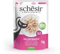 SCHESIR Cat Complements Busta Multipack 12x70G POLLO CON PROSCIUTTO