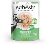 SCHESIR Cat Complements Busta Multipack 12x70G POLLO CON SPIGOLA