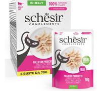 Schesir Cat Complements Busta Multipack 6x70G POLLO CON PROSCIUTTO