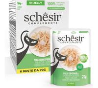 Schesir Cat Complements Busta Multipack 6x70G POLLO CON SPIGOLA