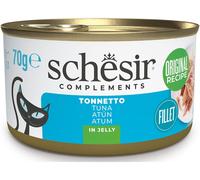 SCHESIR Cat Complements Lattina Multipack 12x70G TONNETTO