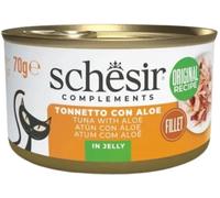 Schesir Cat Complements Lattina Multipack 12x70G TONNETTO CON ALOE