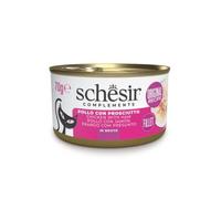 Schesir cat complements pollo con prosciutto in brodo 70gr