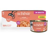 SCHESIR Cat Complete Nutrition in Brodo Lattina Multipack 6x85G SALMONE