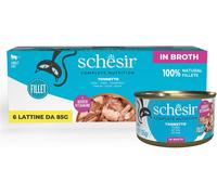 Schesir Cat Complete Nutrition in Brodo Lattina Multipack 6x85G TONNETTO