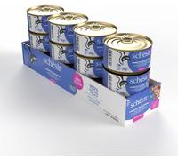 Schesir in Acqua di cottura 1 x 85 g Alimento umido per gatti - Tonnetto con Alicette