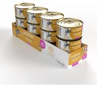 SCHESIR Cat Complete Nutrition Lattina Multipack 12x85G TONNETTO E POLLO