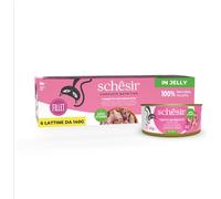 Schesir Cat Complete Nutrition Lattina Multipack 6x140G TONNETTO CON PROSCIUTTO