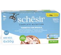 Schesir Cat Soft Adult filetti in gelatina alimento completo lattina Multipack 6x50 gr - Tonnetto con Spigola - 1° ORDINE? scegli lo sconto BZR5 / BZR20 + 200 punti fedeltà