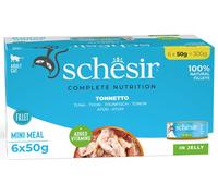 SCHESIR Cat Complete Nutrition Lattina Multipack 6x50G TONNO