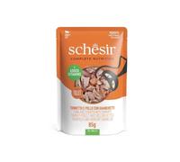 Schesir Cat Soft Adult 85 gr: Tonnetto e Pollo con Gamberetti