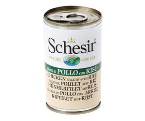 Schesir cat filetti di pollo con riso 140 g