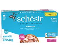 Schesir Cat in Acqua di Cottura Lattina Multipack 6x50G TONNETTO