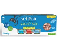 SCHESIR Cat in Jelly Lattina Multipack 6x85G MIX PESCE E CARNE