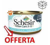 Schesir Tonno Con Aloe In Gelatina Per Gattini 85 Gr
