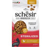 Schesir Cat Sterilized Monoprotein formula Grain free Low Fat Pollo fresco 1.5 kg - Cibo monoproteico gatto - 1° ORDINE? scegli lo sconto BZR5 / BZR20 + 200 punti fedeltà