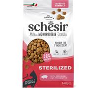 Schesir Cat Sterilized Monoprotein formula Grain free Low Fat Prosciutto 1.5 kg - Cibo monoproteico gatto - 1° ORDINE? scegli lo sconto BZR5 / BZR20 + 200 punti fedeltà