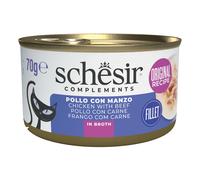 Schesir cat pollo con manzo 70 g