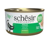 Schesir Cat Soft Adult filetti in gelatina Pollo - alimento complementare 6 x 70 g