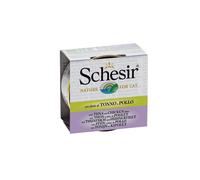 Schesir Cat Schesir cat in brodo di cottura con filetti di tonno e pollo 70gr