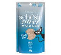 Schesir Silver Mousse Senior Cat Pollo Cibo umido 80g