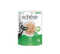 Schesir Cat Soft Adult filetti in gelatina alimento complementare bustine 70 gr - pollo - Cibo umido per gatti - 1° ORDINE? scegli lo sconto BZR5 / BZR20 + 200 punti fedeltà