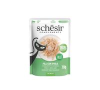 Schesir Cat Soft Adult filetti in gelatina alimento complementare bustine 70 gr - pollo con spigola - Cibo umido per gatti - 1° ORDINE? scegli lo sconto BZR5 / BZR20 + 200 punti fedeltà