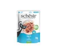 Schesir Cat Soft Adult filetti in gelatina alimento complementare bustine 70 gr - tonnetto - Cibo umido per gatti - 1° ORDINE? scegli lo sconto BZR5 / BZR20 + 200 punti fedeltà
