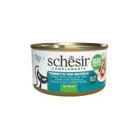Schesir Cat Soft Adult filetti in gelatina alimento complementare lattina 70 gr - tonnetto con ricciola - Cibo umido per gatti - 1° ORDINE? scegli lo sconto BZR5 / BZR20 + 200 punti fedeltà