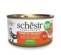 Schesir Cat Soft Adult filetti in gelatina alimento complementare lattina 70 gr Tonnetto e zucca - confezione da 6 pezzi - Cibo umido per gatti - 1° ORDINE? scegli lo sconto BZR5 / BZR20 + 200 punti f