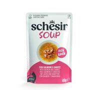 Schesir Cat Soup 12 x 40 g in buste - Salmone e carote