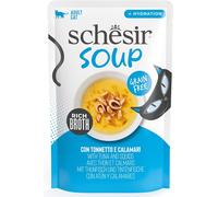 Schesir Cat Soup Busta Multipack 12x40G TONNETTO E CALAMARI