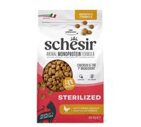 Schesir Cat Sterilized Monoprotein formula Grain free Low Fat Pollo fresco 1.5 kg - Cibo monoproteico gatto - 1° ORDINE? scegli lo sconto BZR5 / BZR20 + 200 punti fedeltà