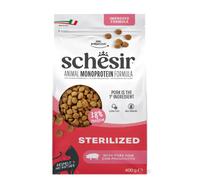Schesir Cat Sterilized Monoprotein formula Grain free Low Fat Prosciutto 400 gr - Cibo monoproteico gatto - 1° ORDINE? scegli lo sconto BZR5 / BZR20 + 200 punti fedeltà