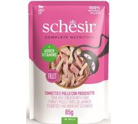 SCHESIR CAT TONN POLLO PR 85G