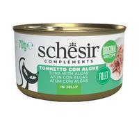 Schesir Cibo umido complementare Tonnetto con Alghe – Multipack 12 x 70 g