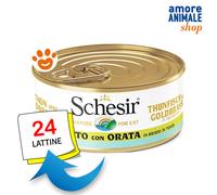 Schesir Cat Tonnetto con Orata in Brodo di Pesce Gatti Lattina da 70 gr