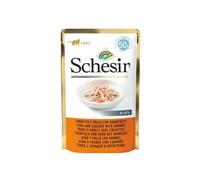 Schesir cat tonnetto e pollo con gamberetti in jelly 50gr