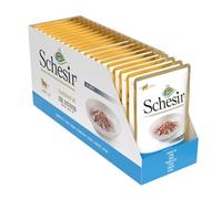 Schesir, Cibo Umido per Gatti Adulti al Gusto Tonnetto, in Morbida Gelatina - Totale 1,7 kg (20 Buste da 85G)