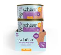 Schesir Cibo Umido Sgombro e Sardine in Paté per Gatti 70 GR