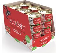 SCHESIR Complete Nutrition Cat Lattina Multipack 24x85G TONNETTO CON GAMBERETTI