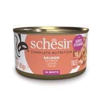 SCHESIR Cat Complete Nutrition in Brodo Lattina Multipack 6x85G SALMONE