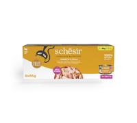Schesir Complete Nutrition Filetti in brodo 6 x 85 g - Tonnetto con pollo