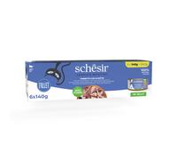 Schesir Complete Nutrition Filetti in gelatina 6 x 140 g - Tonnetto con pesce azzurro